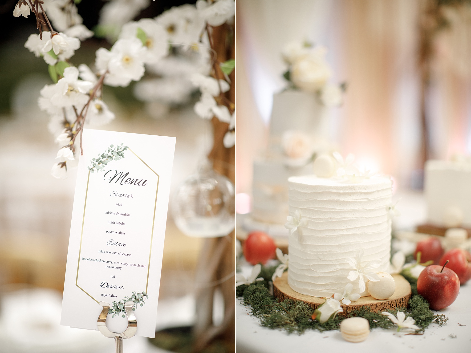 Wedding decor details photography at Devonshire Dome