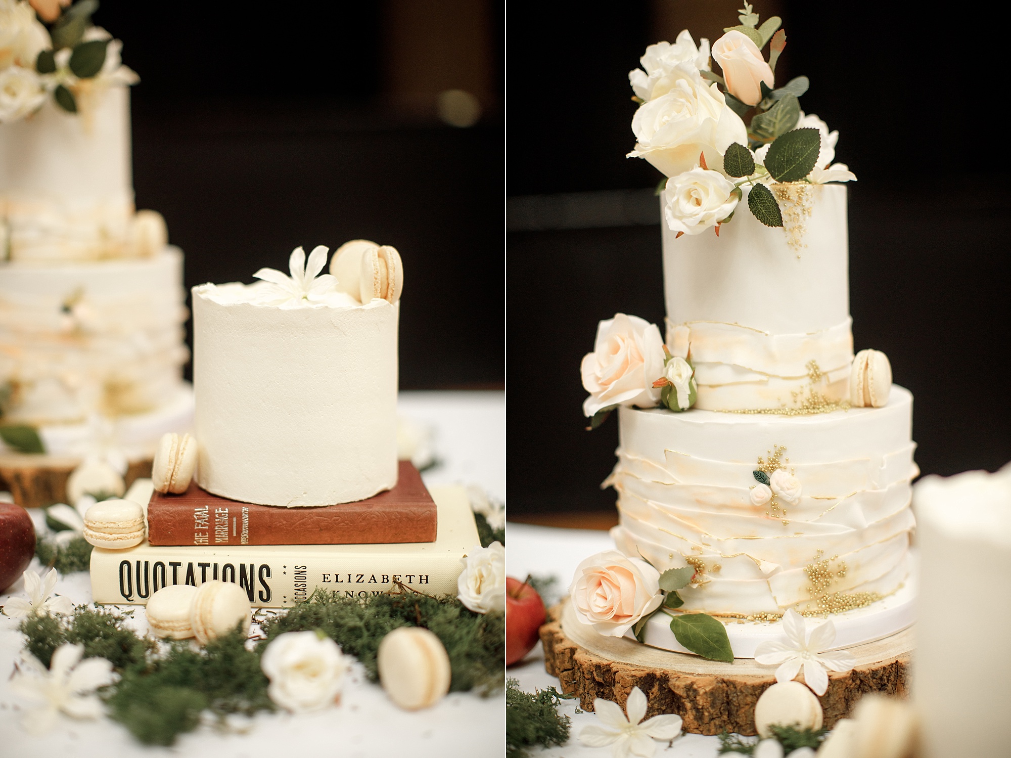 Wedding cake details photography at Devonshire Dome