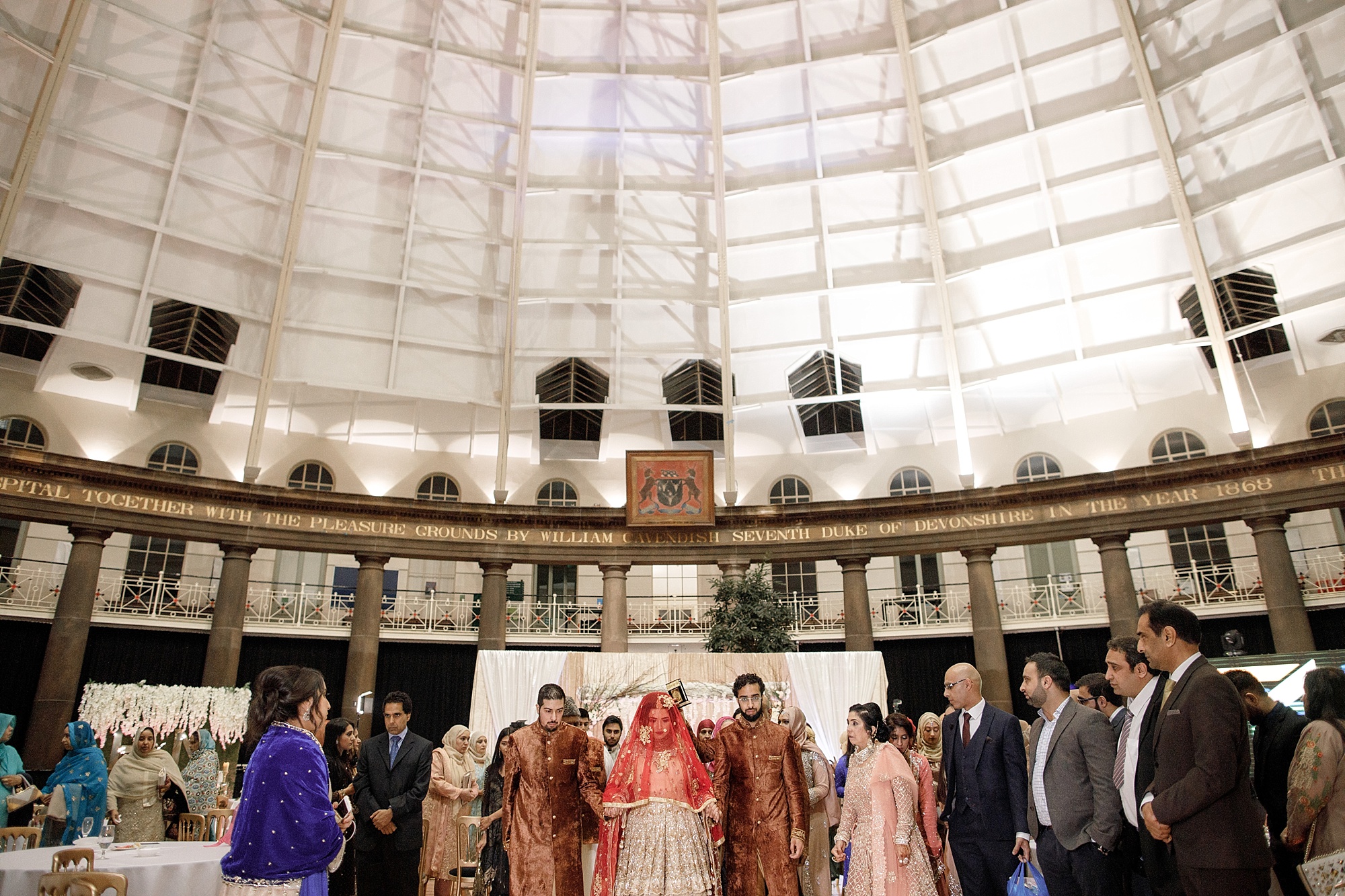 Pakistani Wedding rukhsati photography at Devonshire Dome