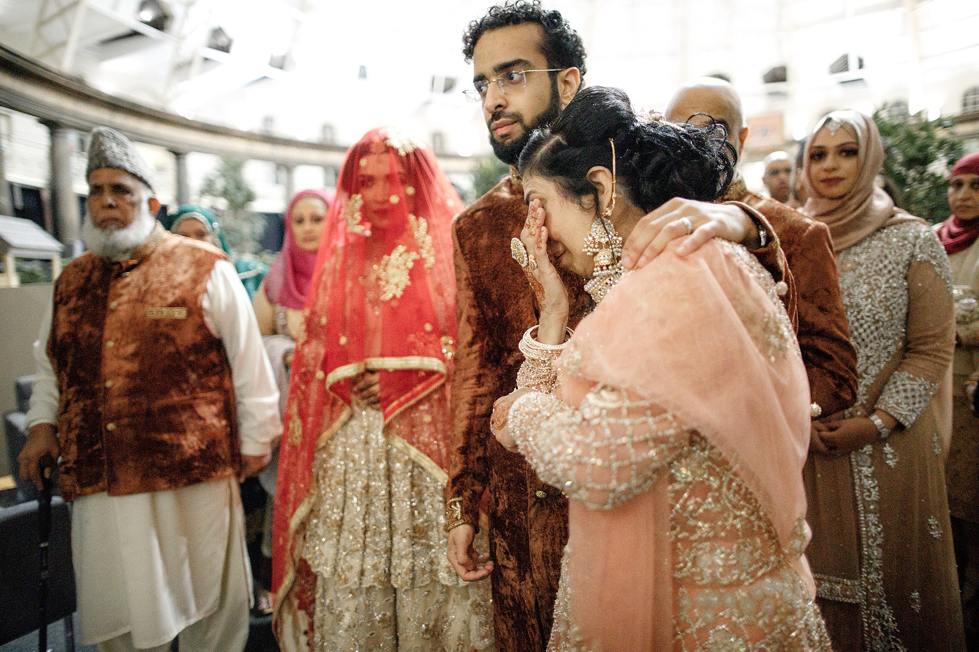 Pakistani Wedding rukhsati photography at Devonshire Dome