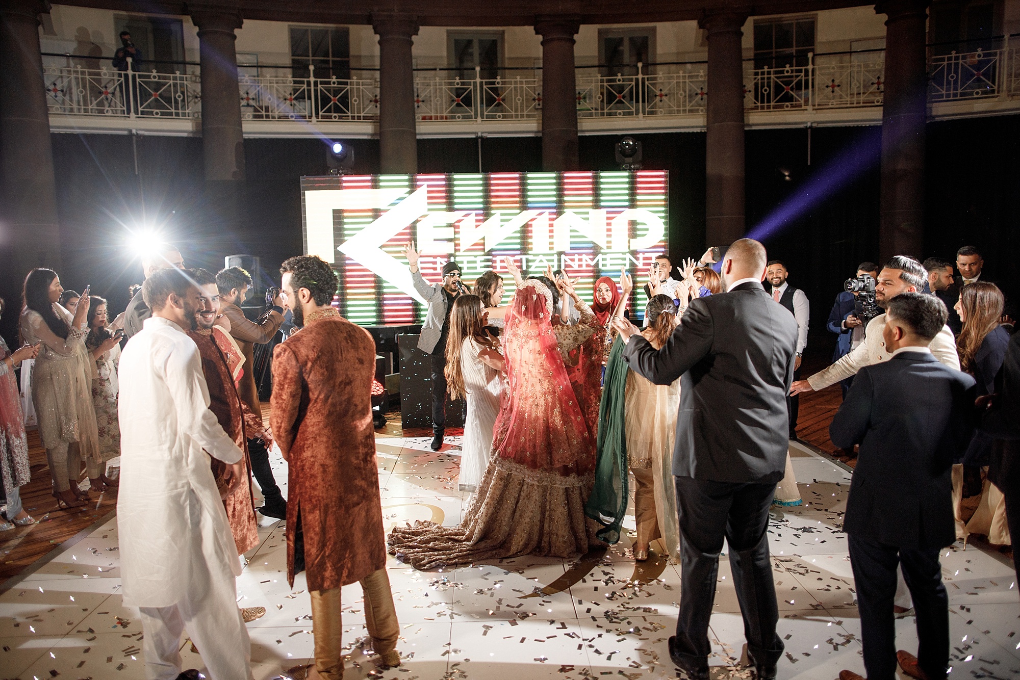 Pakistani Wedding rukhsati photography at Devonshire Dome