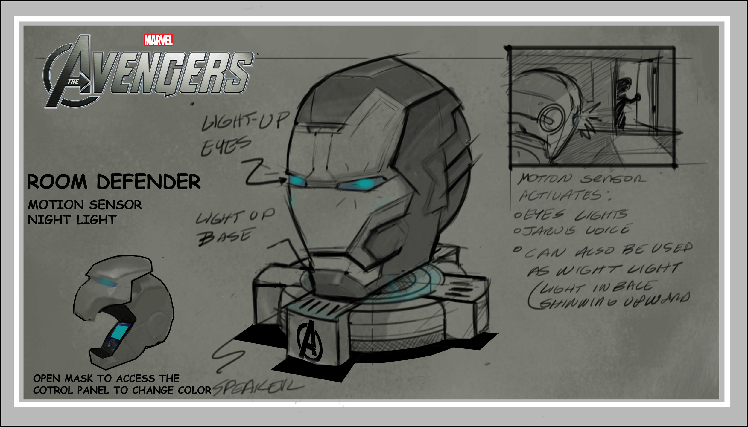 Product Design-Marvel Room Defender