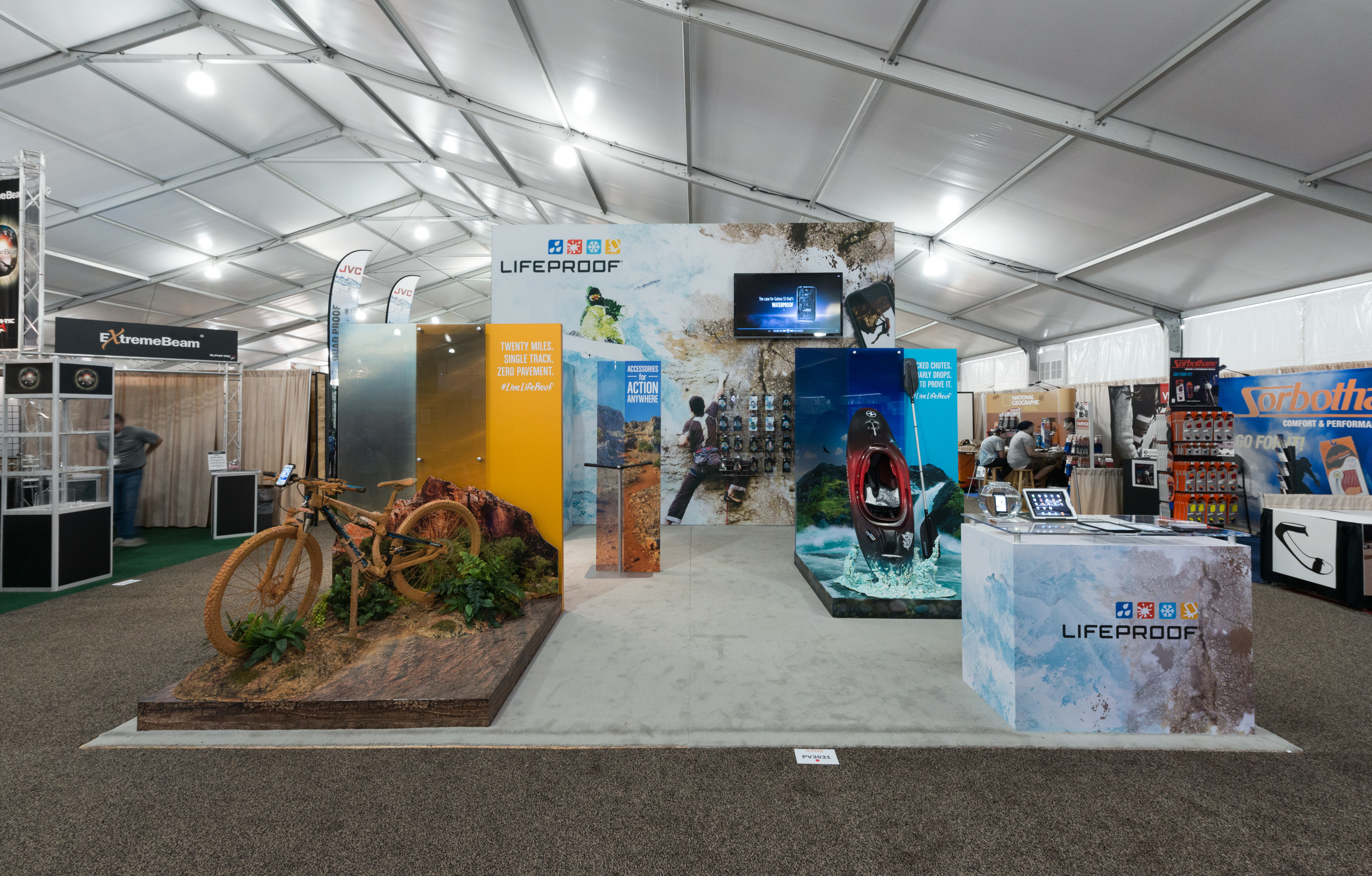 Lifeproof Outdoor Retailer Trade Show Booth