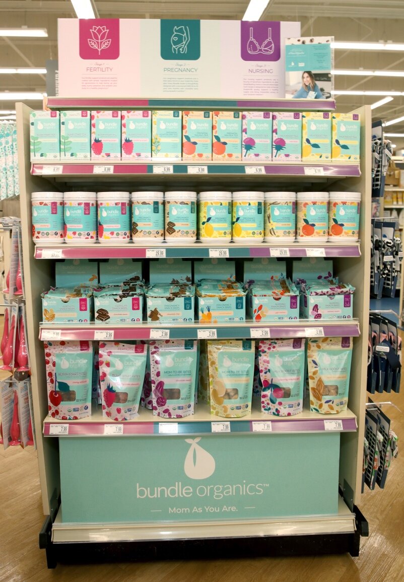 Bundle Organics Endcap Display