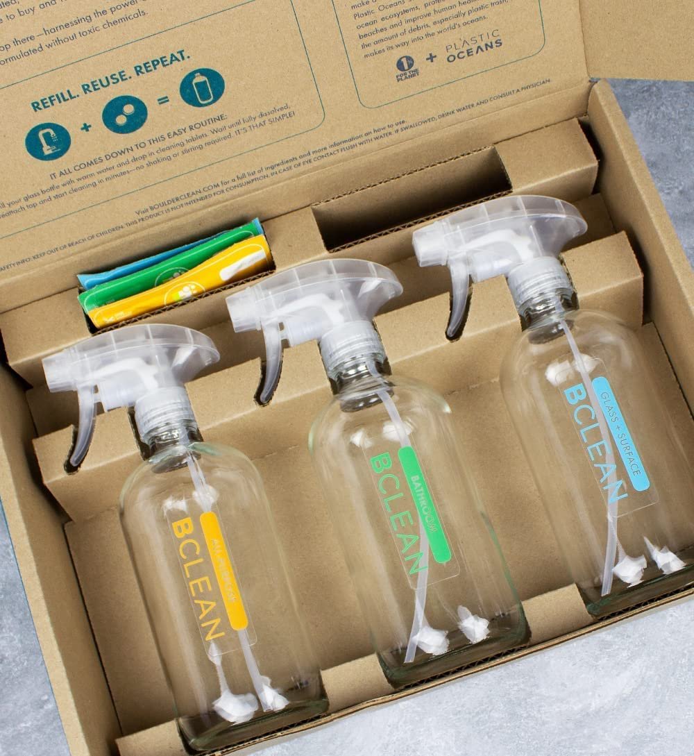 E-Commerce Packaging for Refillable Cleaning Kit