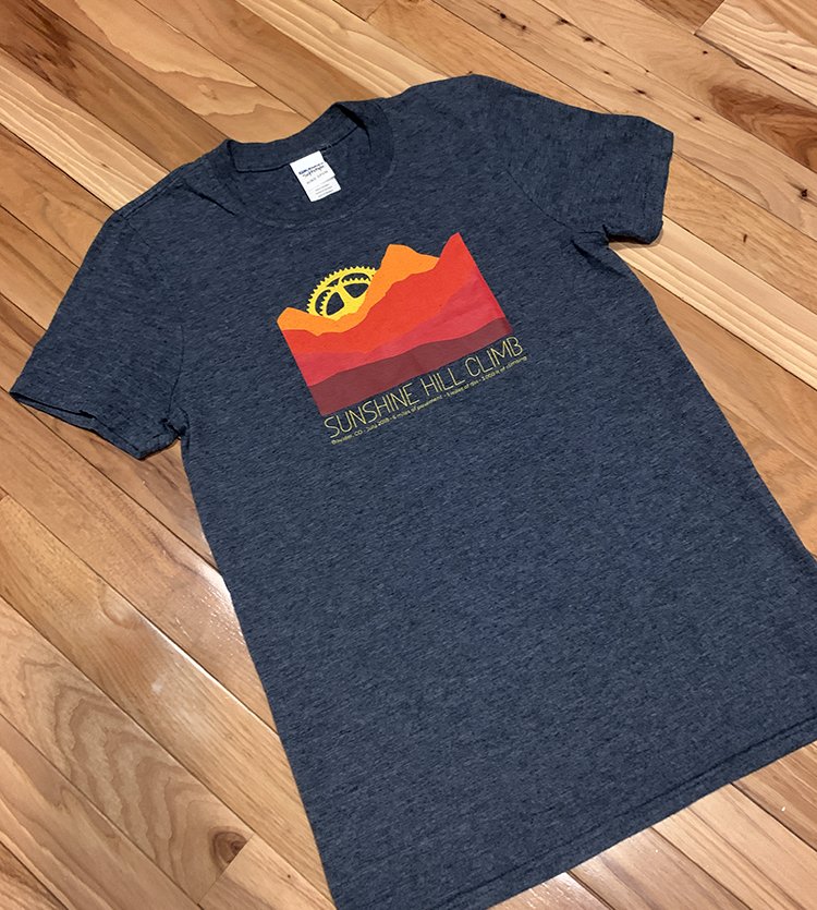 Sunshine Hill Climb Bike Race Event Tee