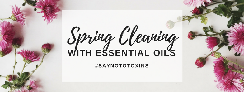 April spring cleaning with essential oils