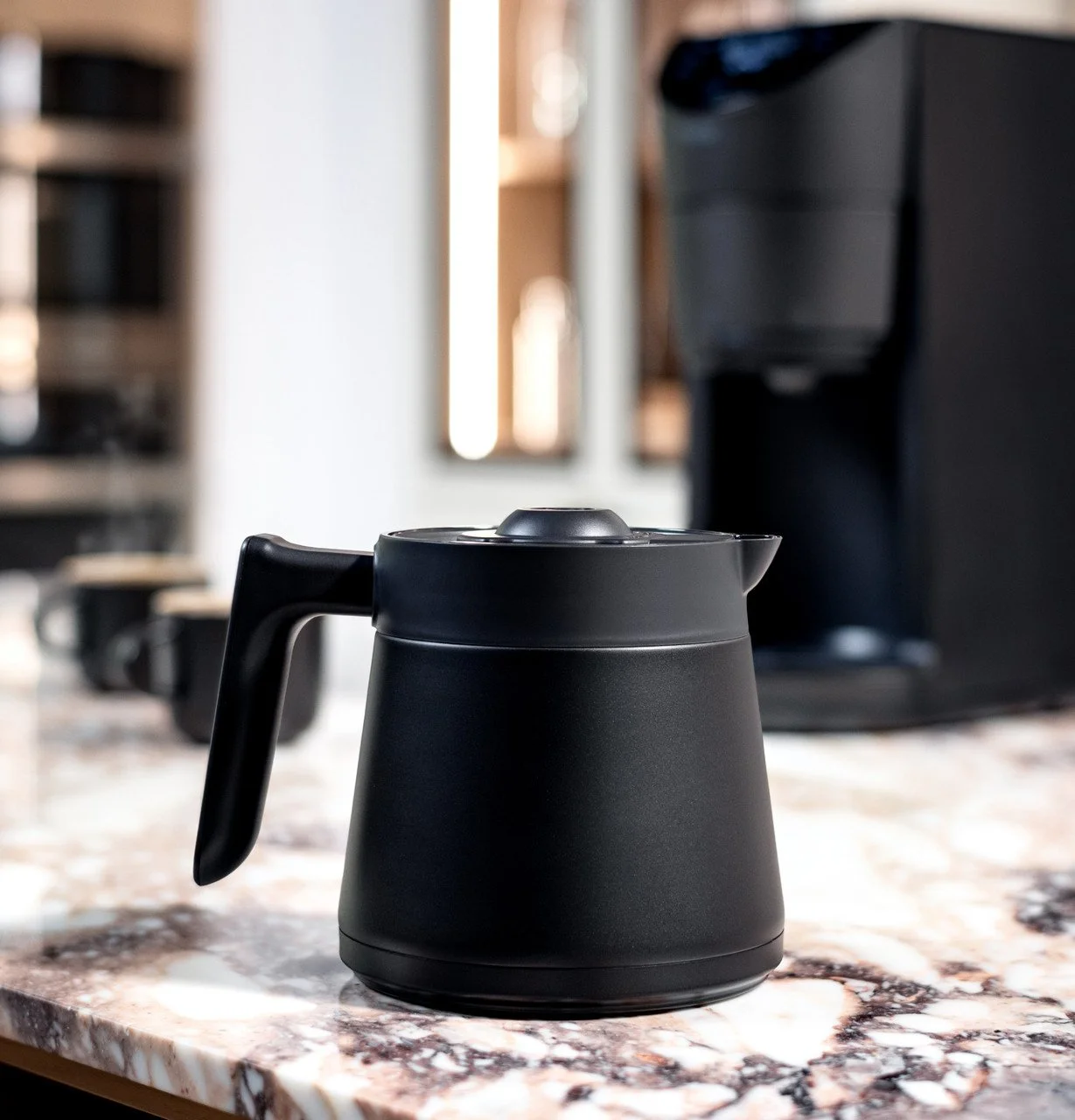 Ge Profile Grind and Brew Carafe on Counter.jpg
