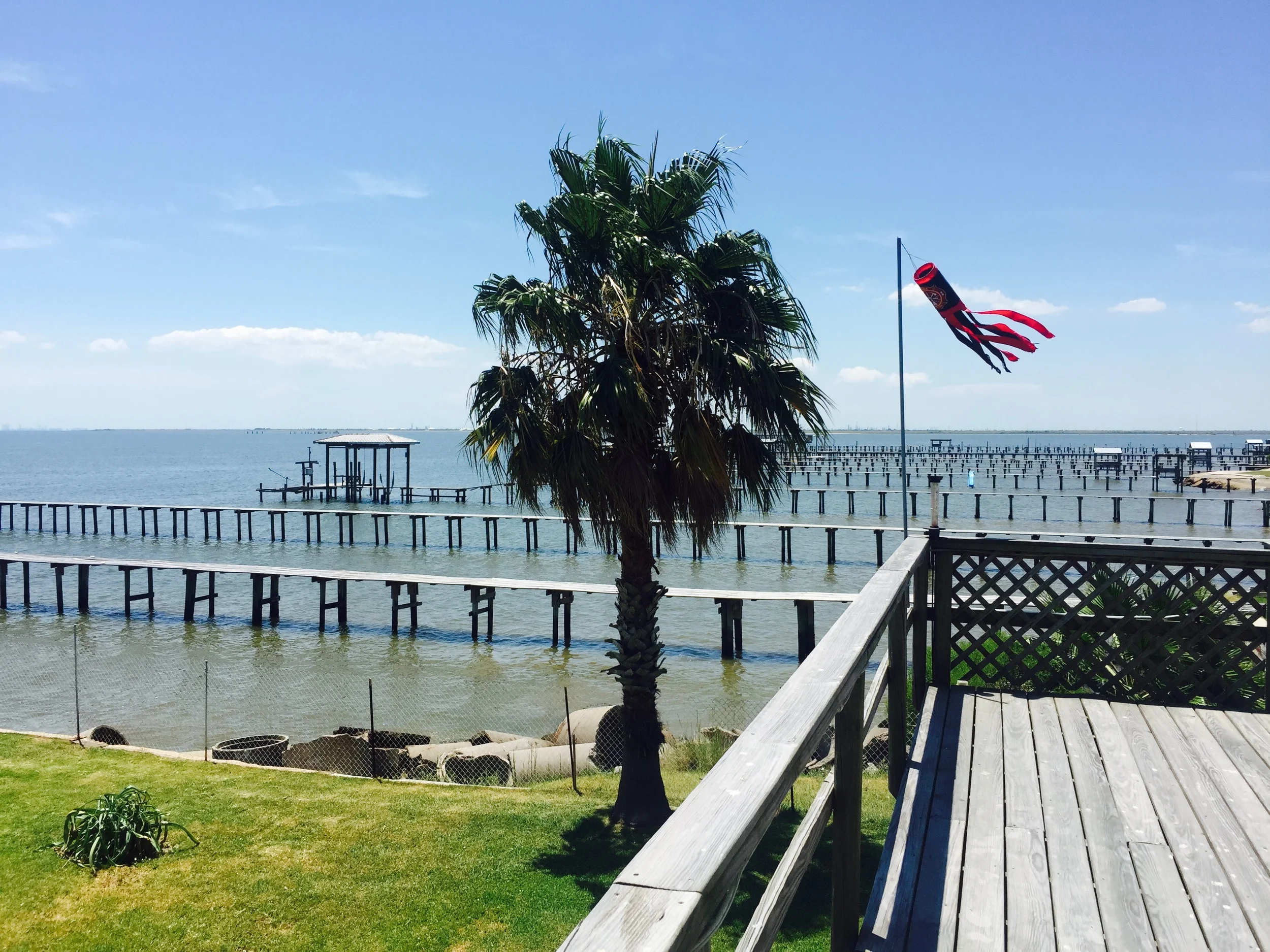 View over looking Galveston Bay.