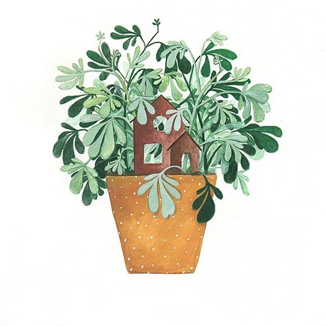 Houseplant 🏠
.
.
.
.
.
#illustration #painting #paint #gouache #art #illustrator #paper #instaart #plant #plants #houseplant #illustrationstory