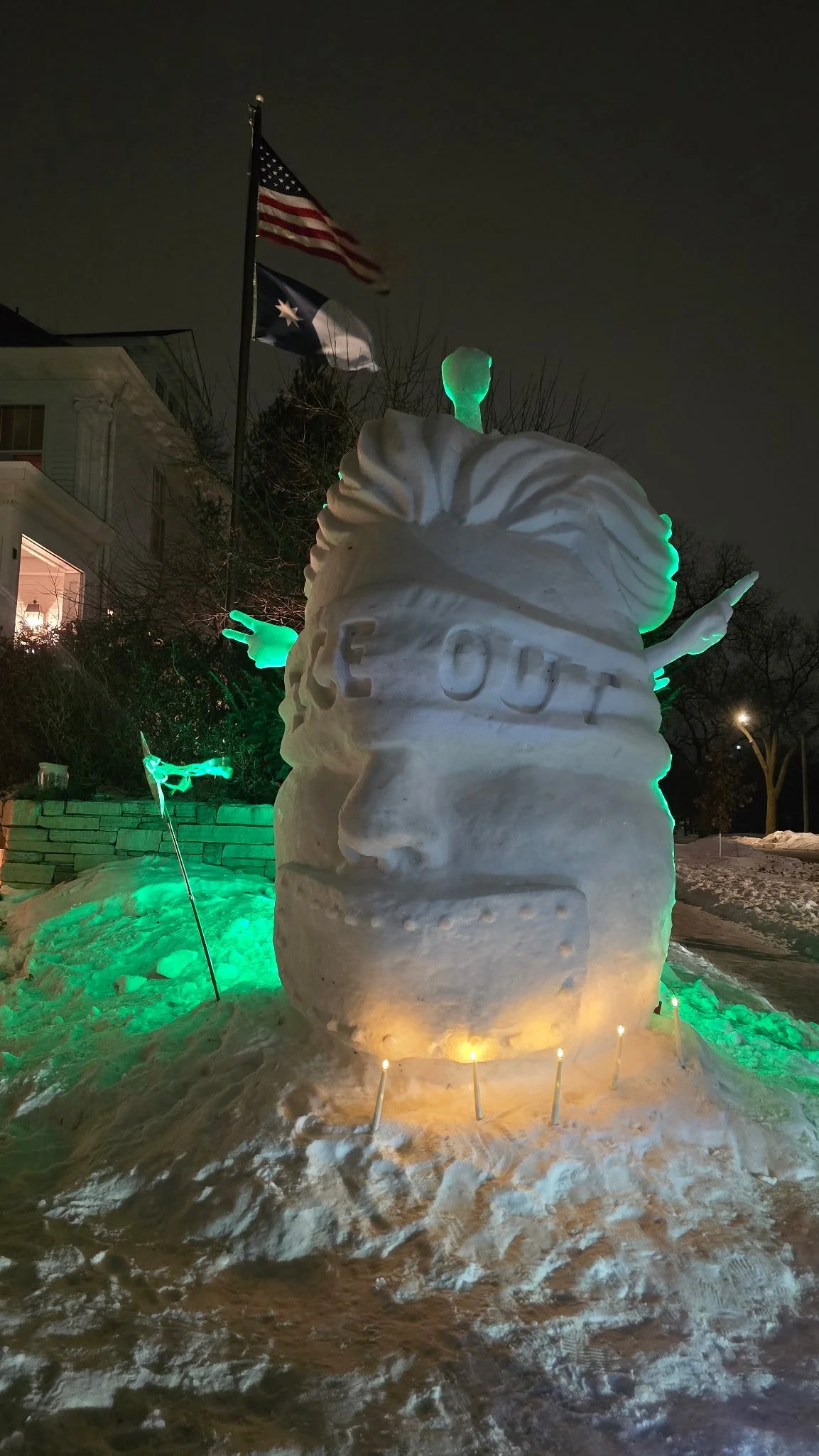 ICE Out for Good- Night Shot