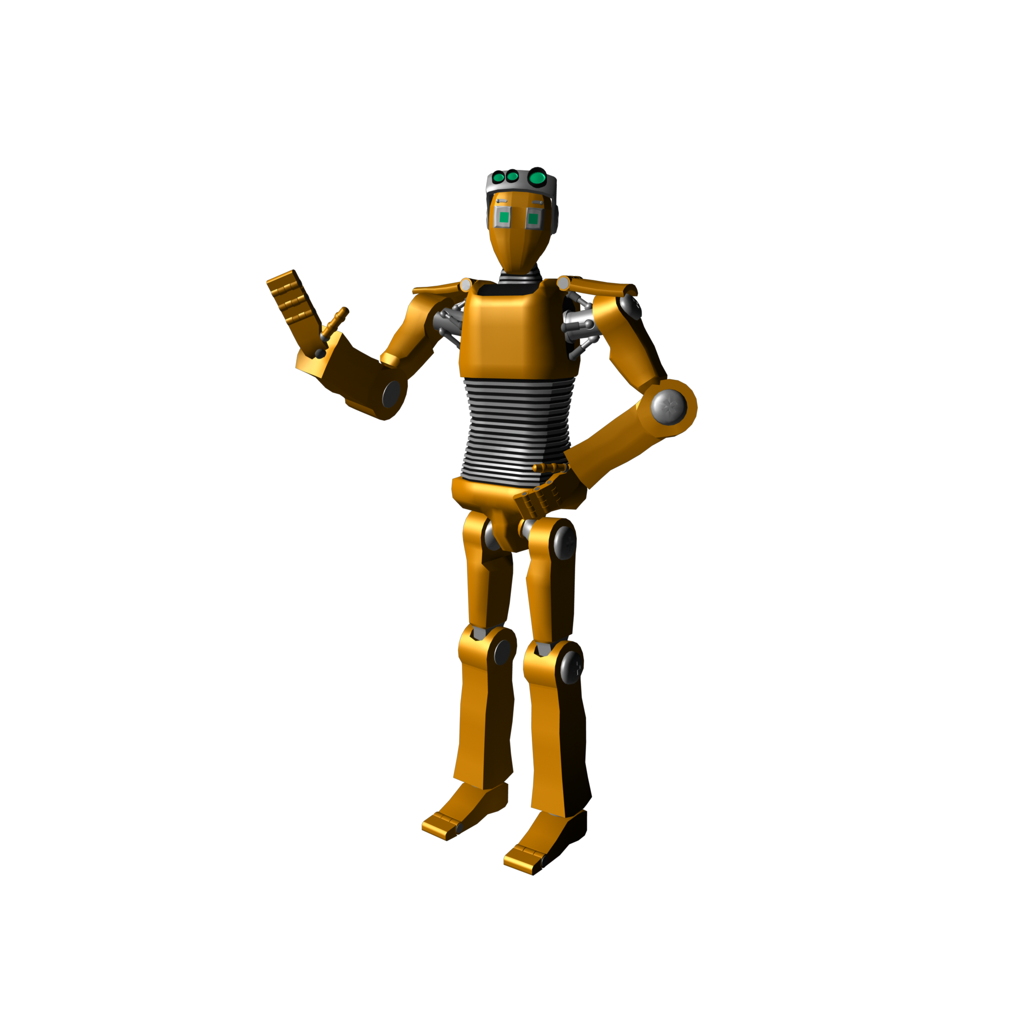 Char113 "Charlie" is a cartoonish robot i created for animation and game projects