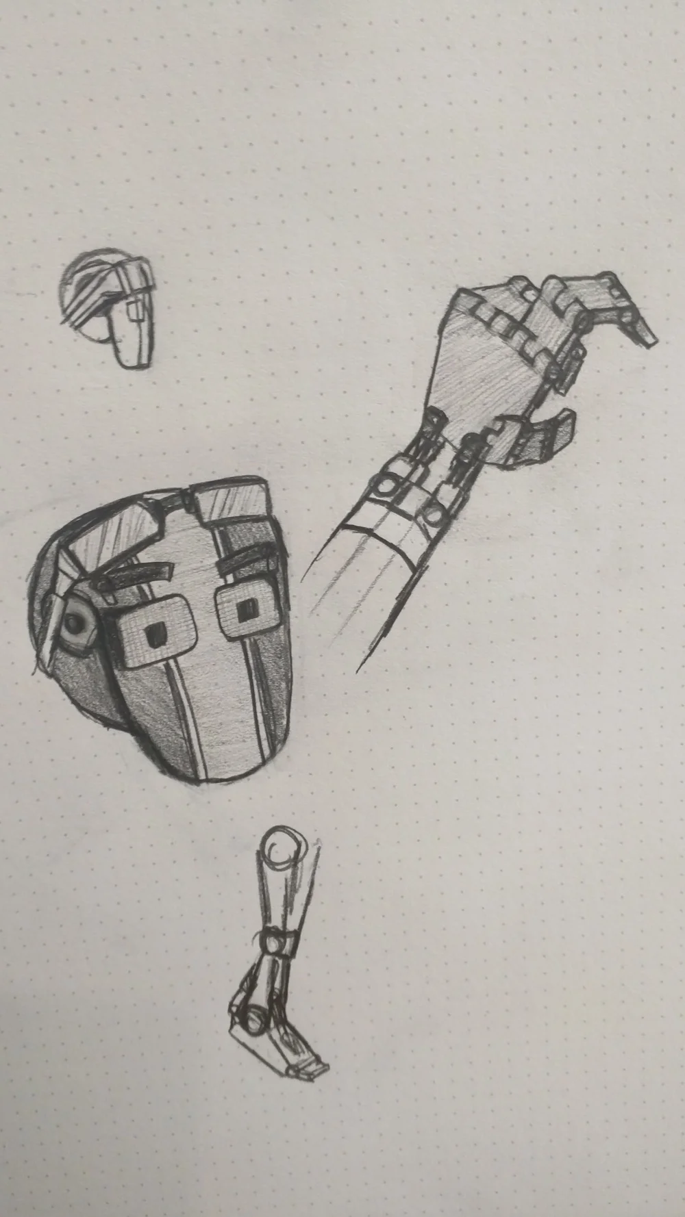 Original quick sketches I made of Char113