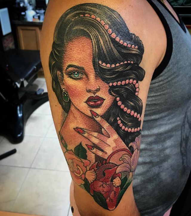 Lady luck tattoo gallery