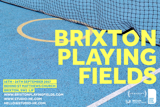 Brixton Playing Fields is an interactive, outdoor arts installation with collaborative play and inclusivity at its heart. “Play should be at the centre of a united community and our aim is to encourage adults and children to engage, talk, build and create together.” 