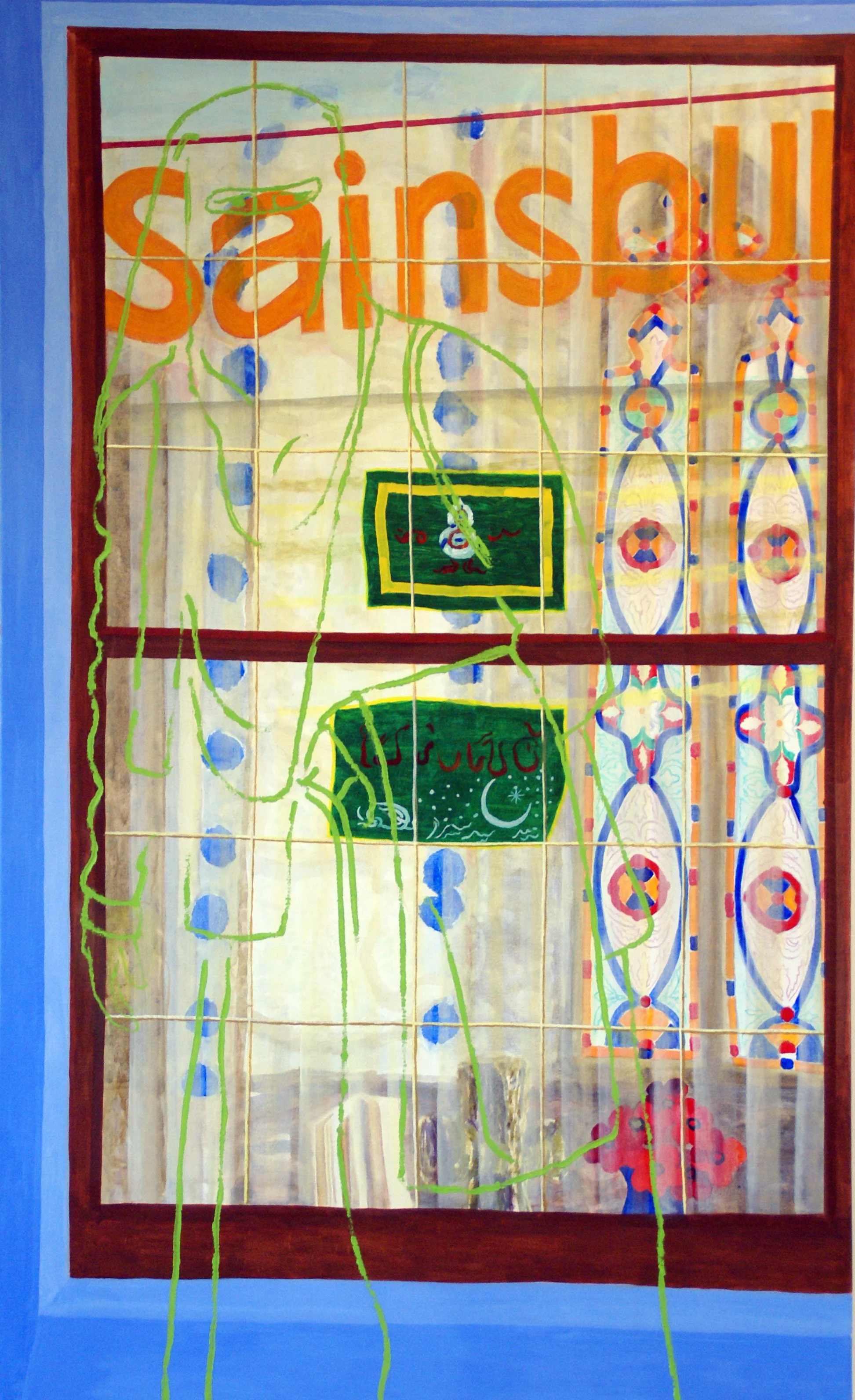   Sainsbury's, Derby Road Nottingham   160x96cmsoil on canvas 2015 