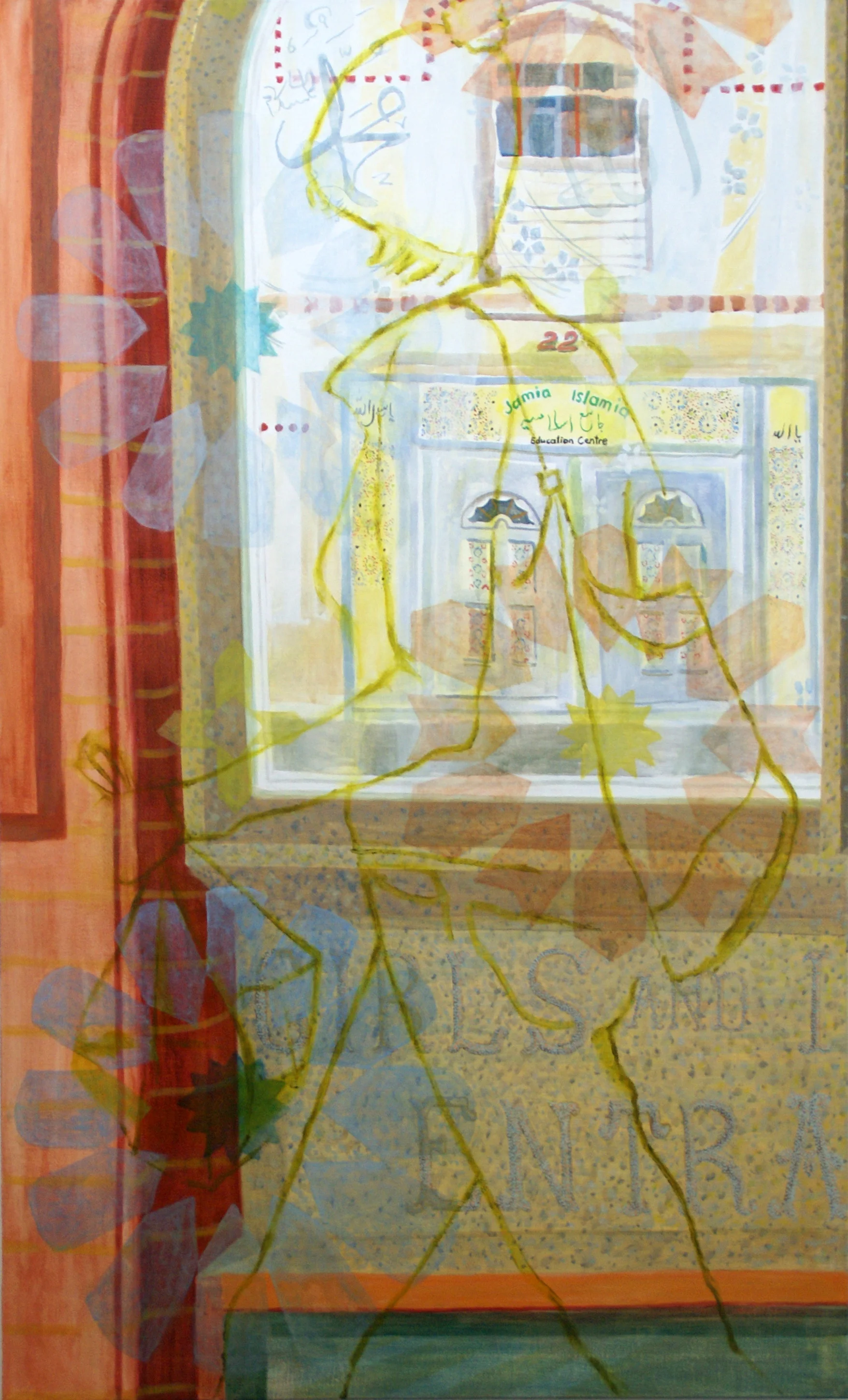   Hubert St Nottingham   160x96cms oil on canvas 2015 