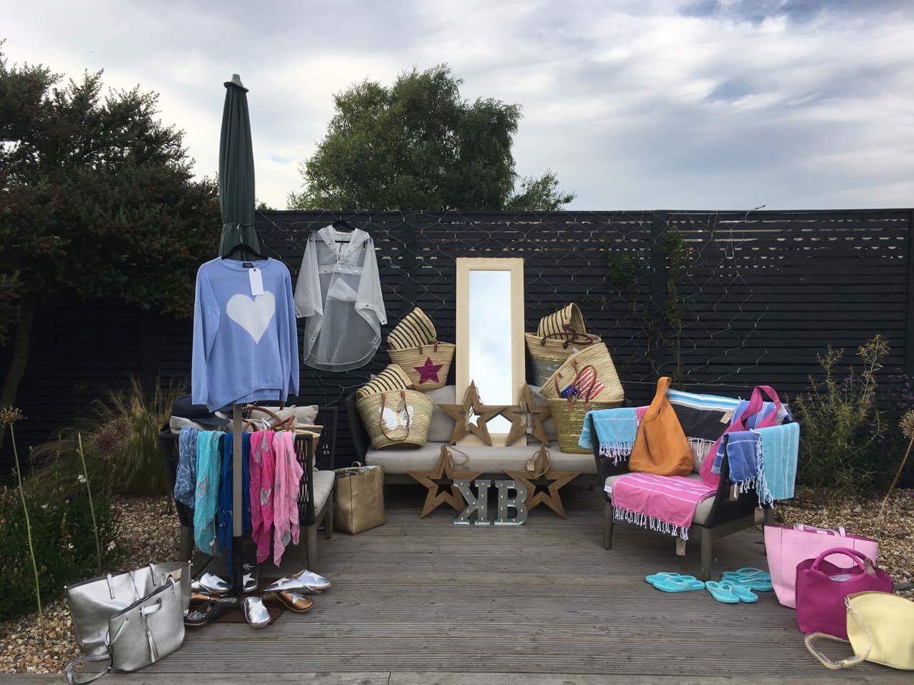 It was lovely to be outside in the glorious garden at the home of Clare McStay...