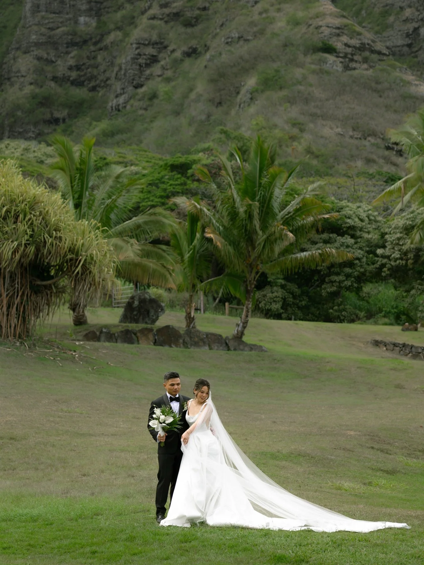 A lifetime of aloha ✨🌴💍🌊🤍

Moments from Karen &amp; Nestor&rsquo;s breathtaking wedding in Oahu. Their love is as expansive and powerful as the mountains and valleys around them. It&rsquo;s a reminder that true love, like these views, takes your 
