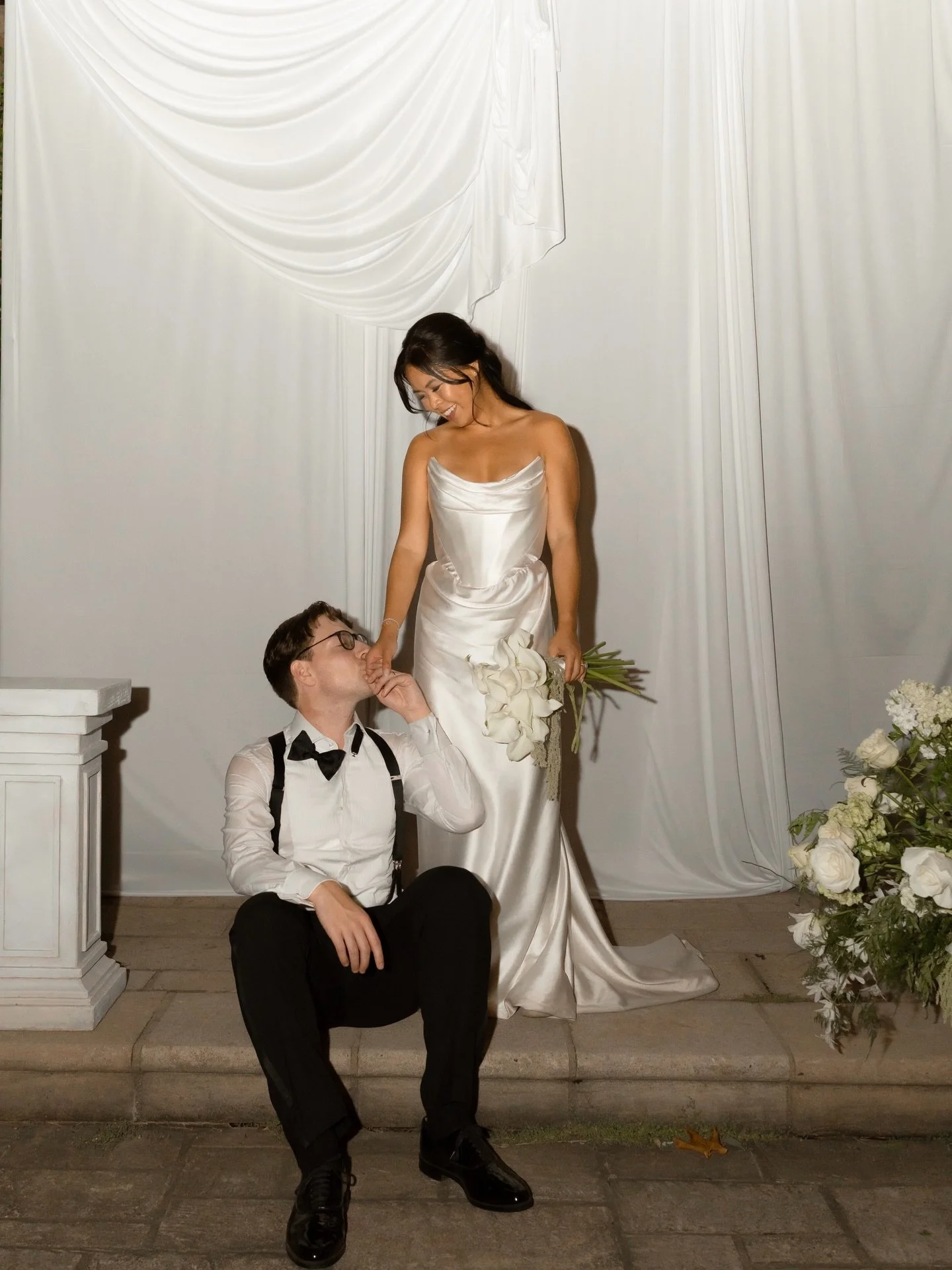 in between film and digital, it&rsquo;s always the little moments from their wedding day that stay ✨

#weddingphotos #northerncaliforniaphotographer 
#napaweddingphotographer #napaphotographer #helenaphotographer 

Details:
Venue @vsattui 
Photograph