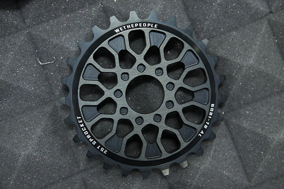 Signature sprocket for Felix Prangenberg - The Pathfinder. Photo Courtesy RIDEBMX