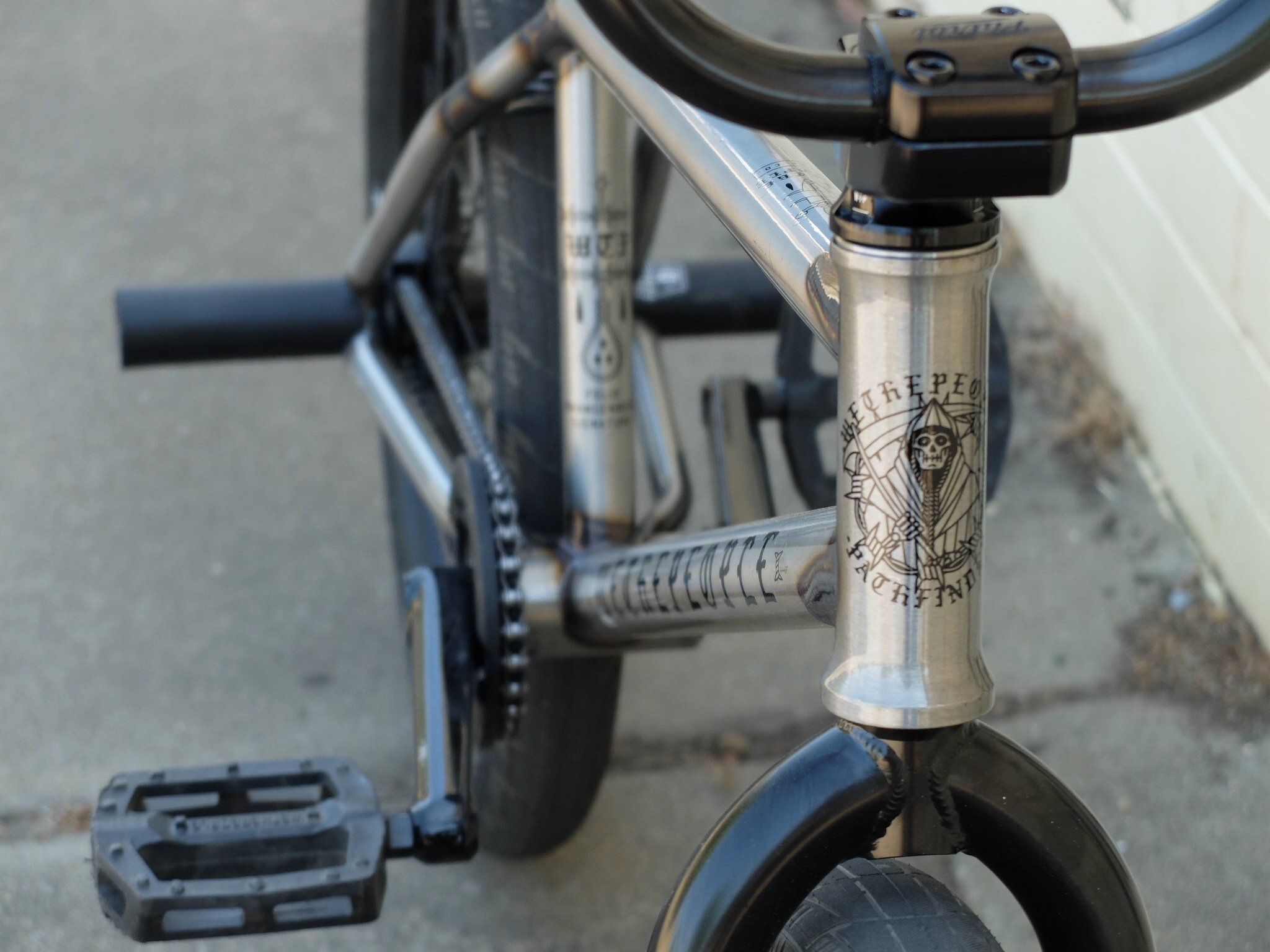 WE THE PEOPLE BMX BIKE BUCK HANDLEBAR 9.45/" RISE BARS DILLON LLOYD