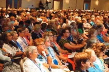 Plenary sessions at churchwide are very moving with more than 1700 women in one room.