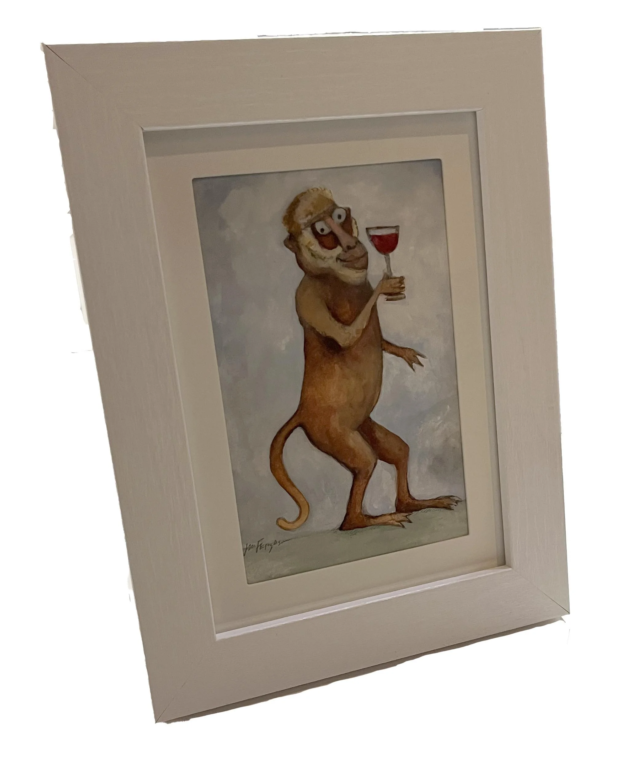 monkey with wine glass frame.jpg