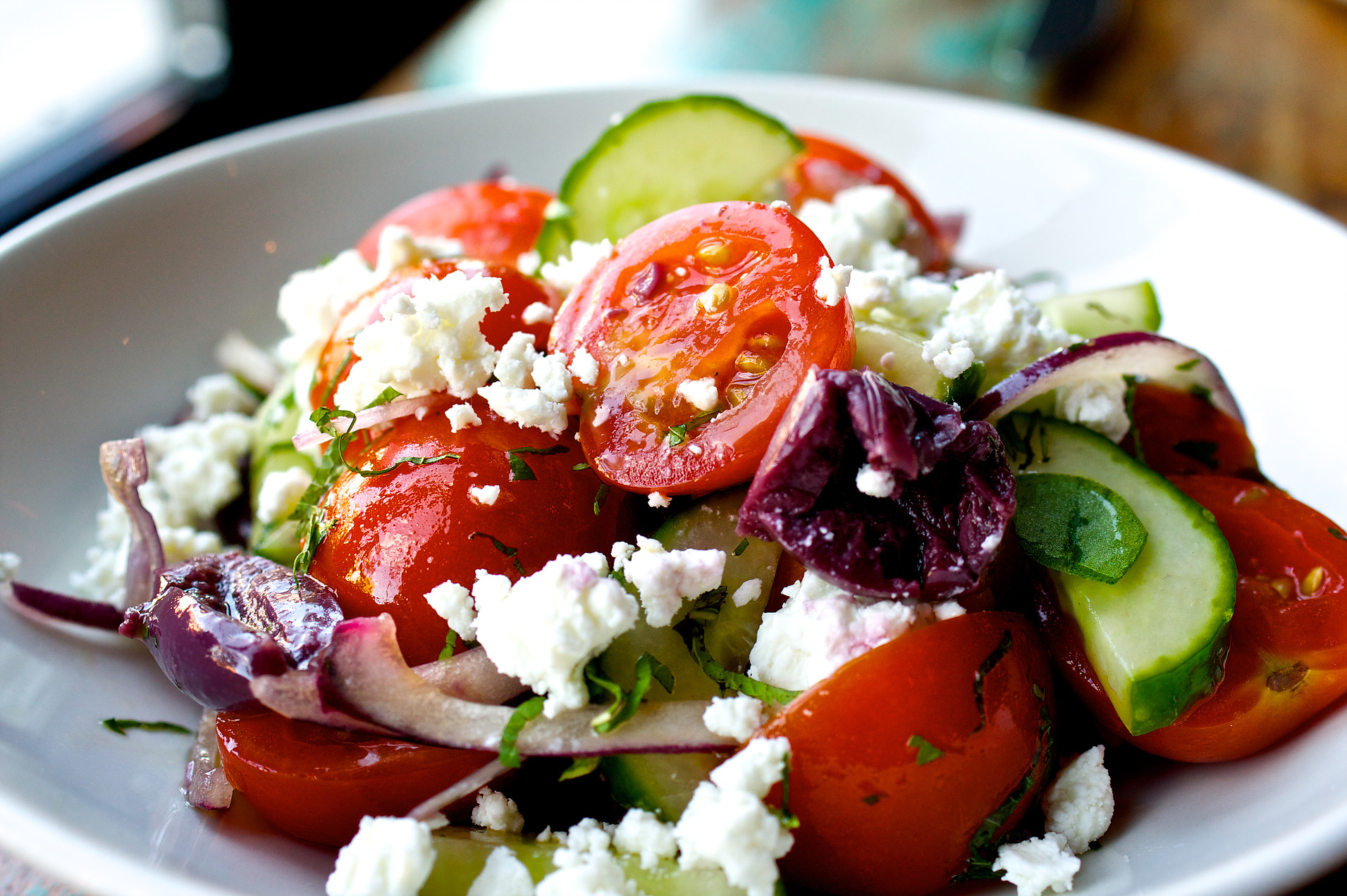 Village Salad via Doretta Taverna