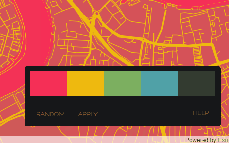 In colour mode, you can tweak the palette by clicking on a colour and using the picker. Remember to apply your changes!