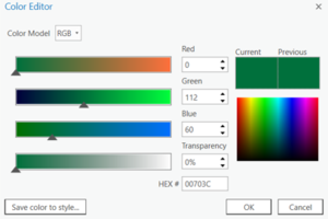 The many ways edit colours in the Color Editor!