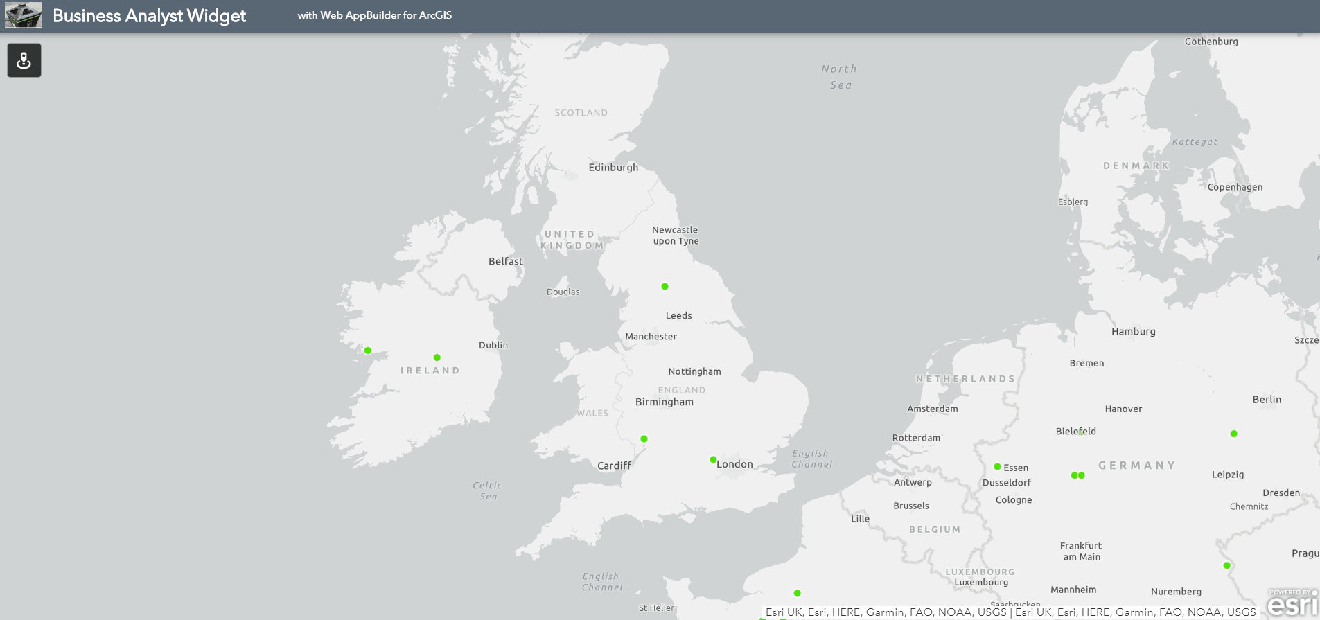 business ANALYST widget in web appbuilder - access new CAPABILITIES and esri demographic data