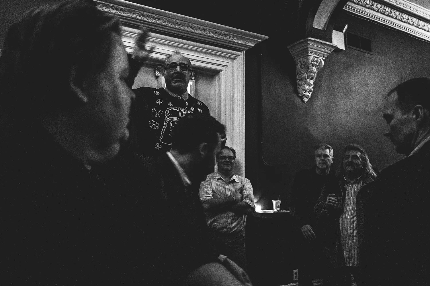 at New York Press Photographers Association's Holiday Party in Manhattan, NY. 2015 © Go Nakamura photography