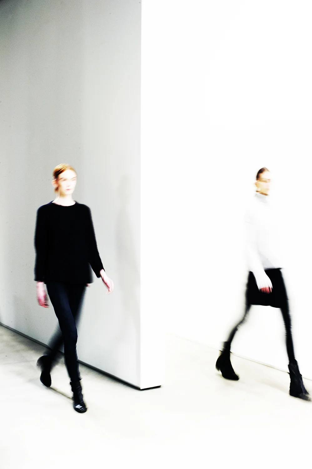 runway rehearsal before the show at New York Fashion Week. Manhattan, NY. 2016 © Go Nakamura photography