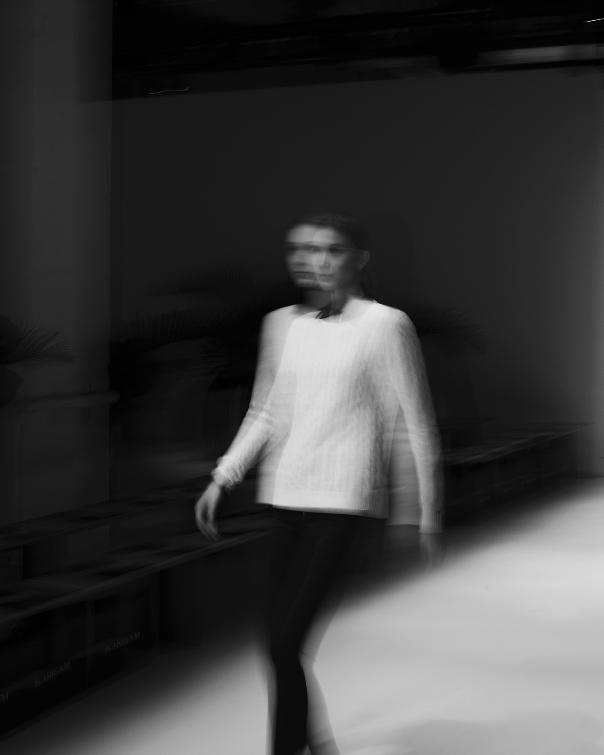 runway rehearsal before the show at New York Fashion Week. Manhattan, NY. 2016 © Go Nakamura photography