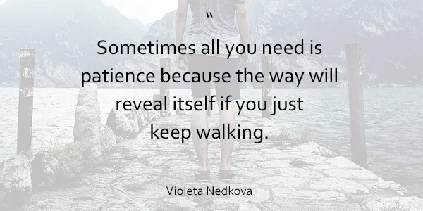 Keep Walking inspiring quote