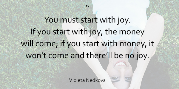 Start with Joy quote