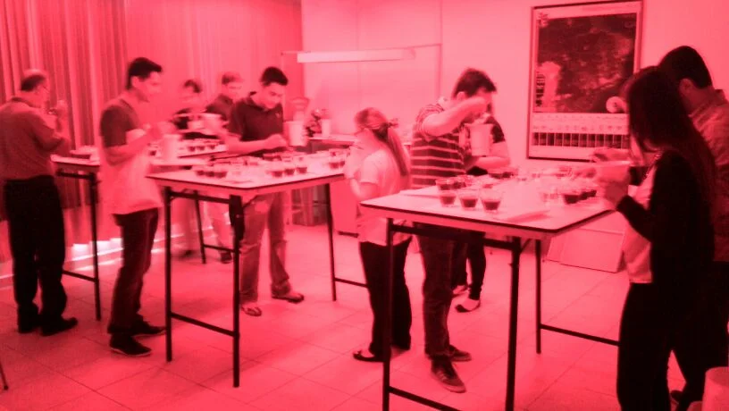 Cupping sob iluminação modificada.