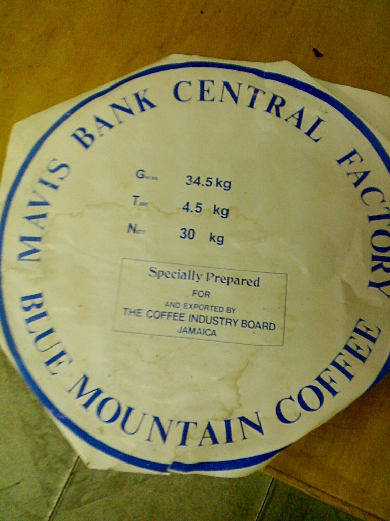 Selo de Controle - Jamaica Blue Mountain