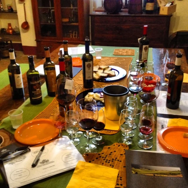 Wine, meat and cheese pairing, Pierantonj vineyard, Abruzzo. Morso Travel Italy food and wine tour.
