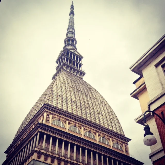 Mole Antonelliana, Turin. Morso Travel Italy food and wine tour.