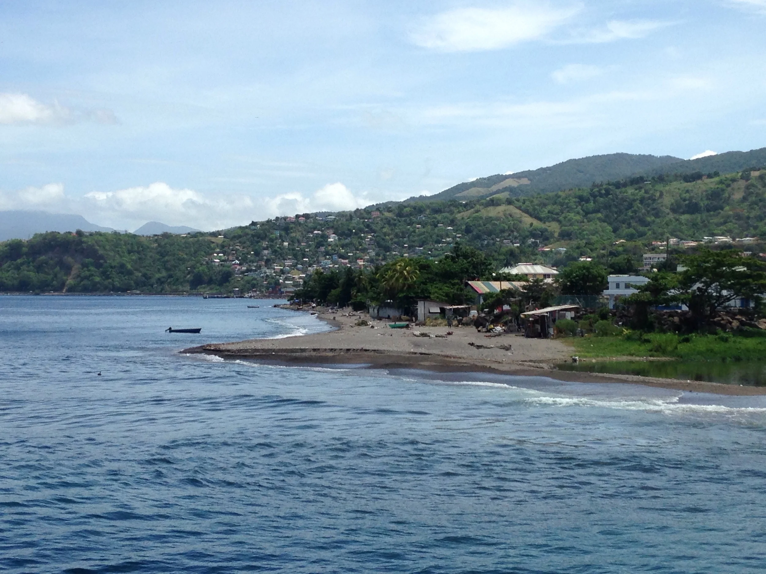 Arrival in Dominica