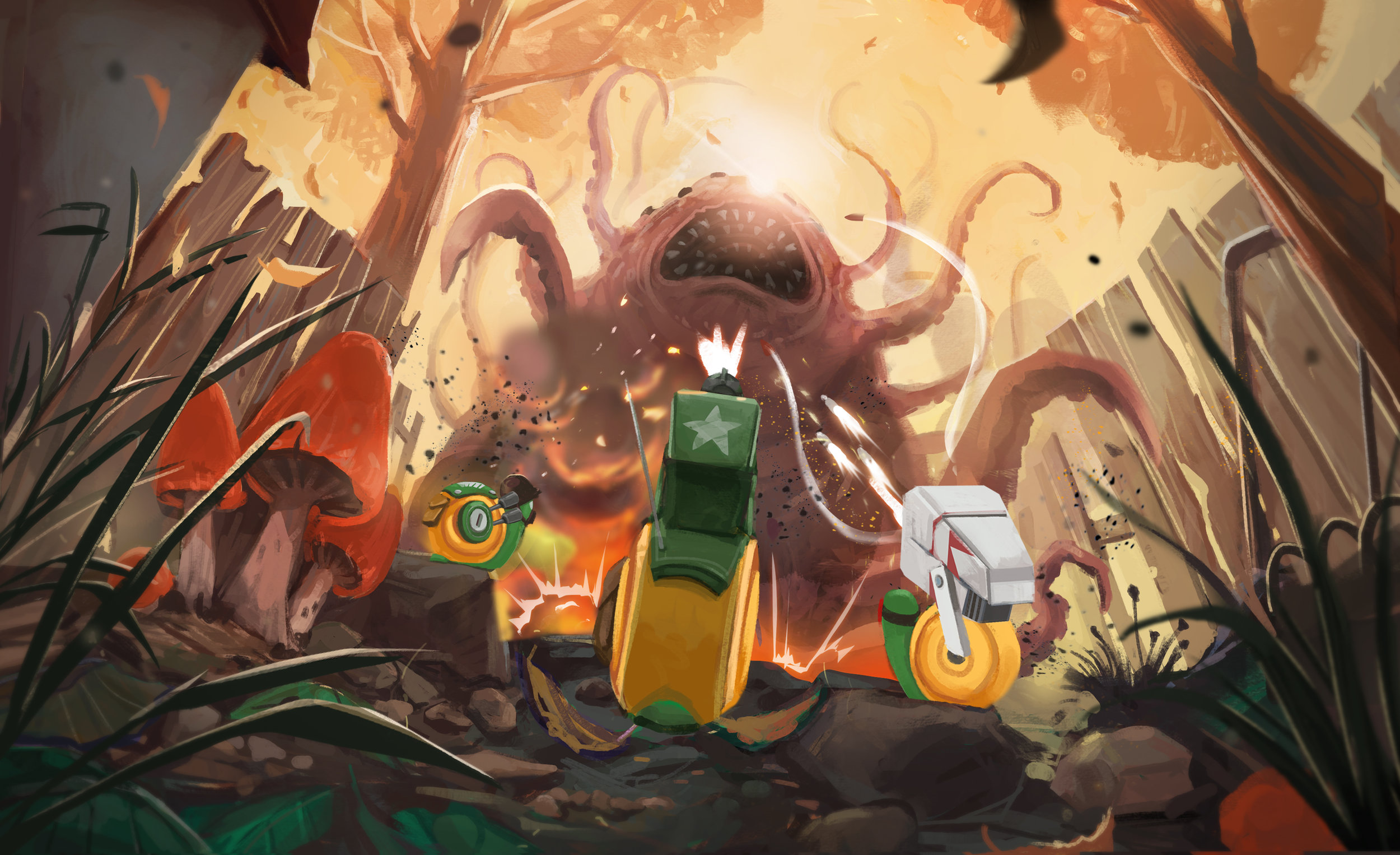 First environmental concept for Epic Snails