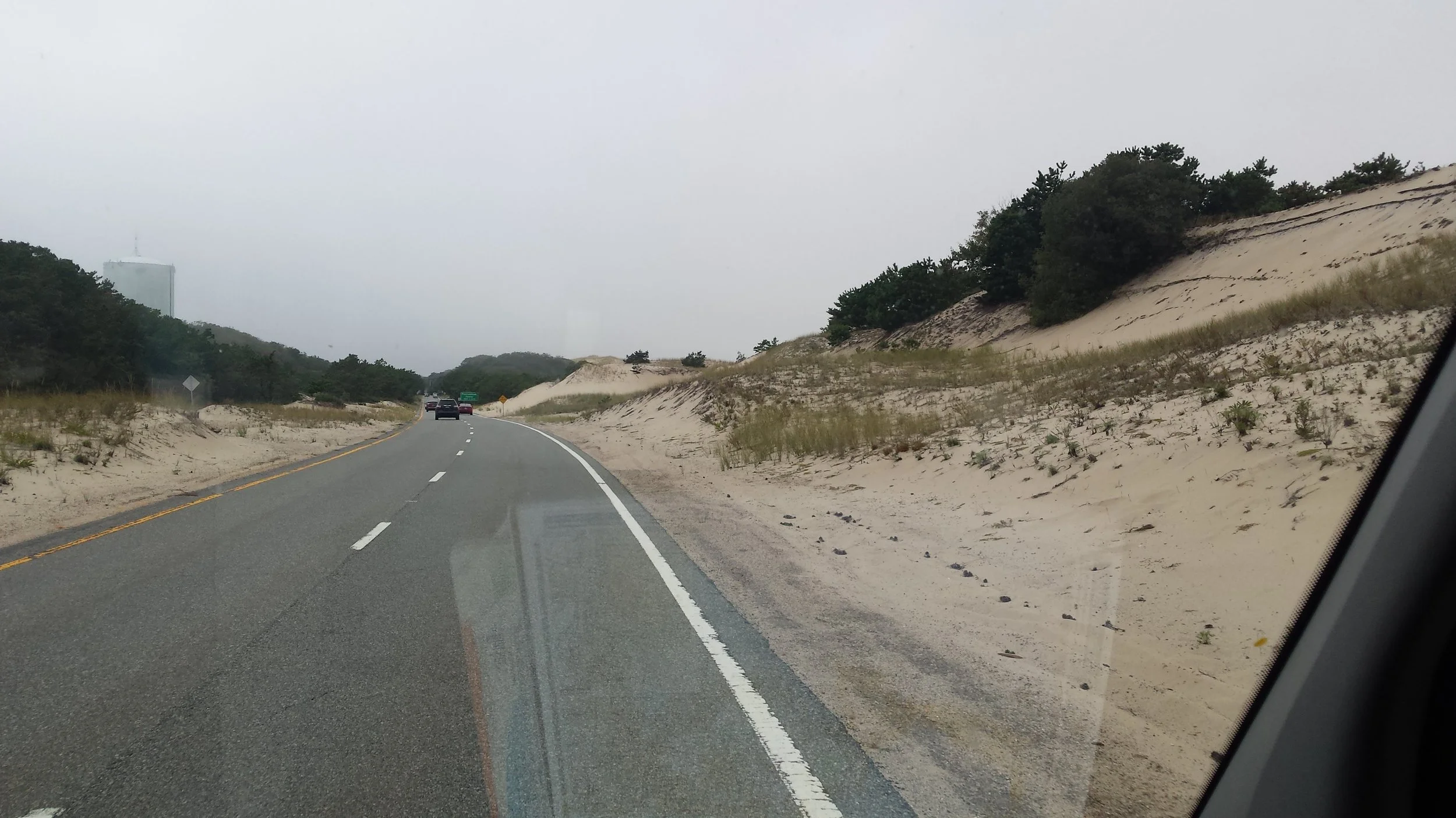 T owering Sand Dunes Along the Way