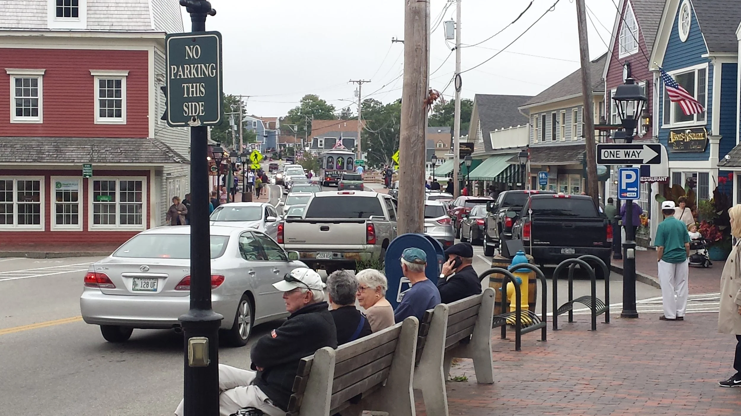 Kennebunkport on a busy day