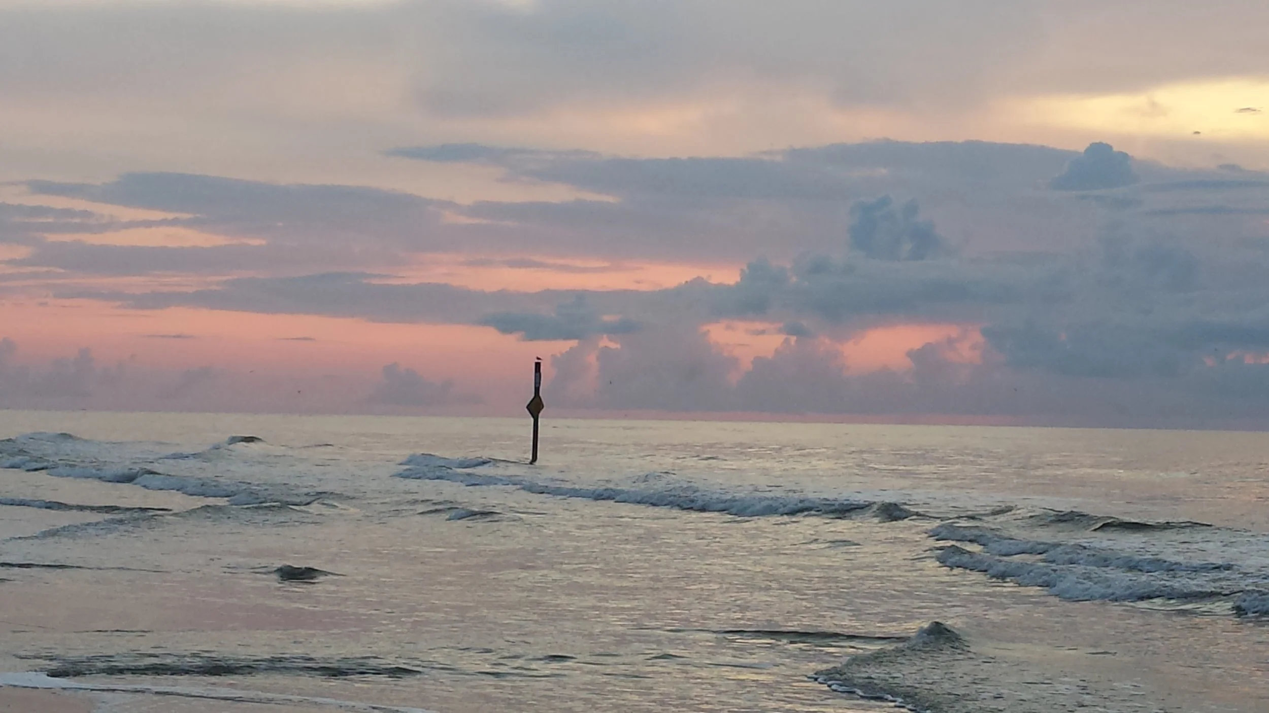 An island transformed by weather
