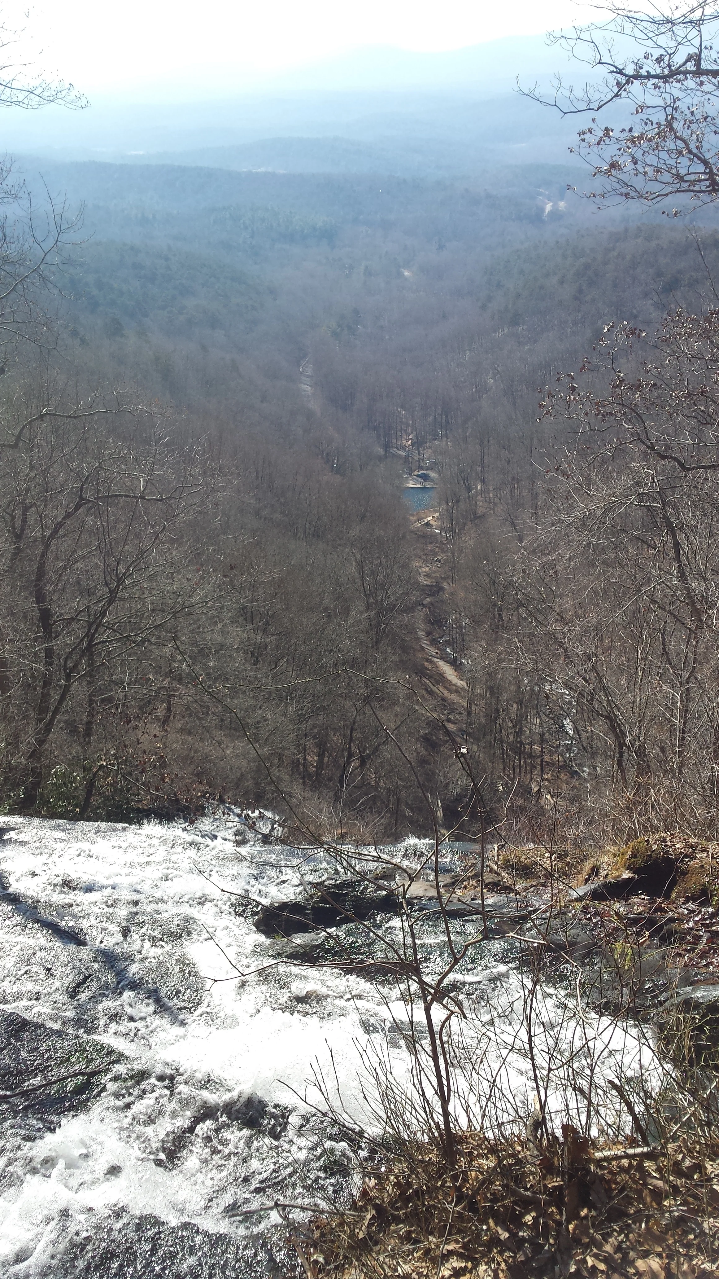 View from the top of Amicalola Falls, Georgia