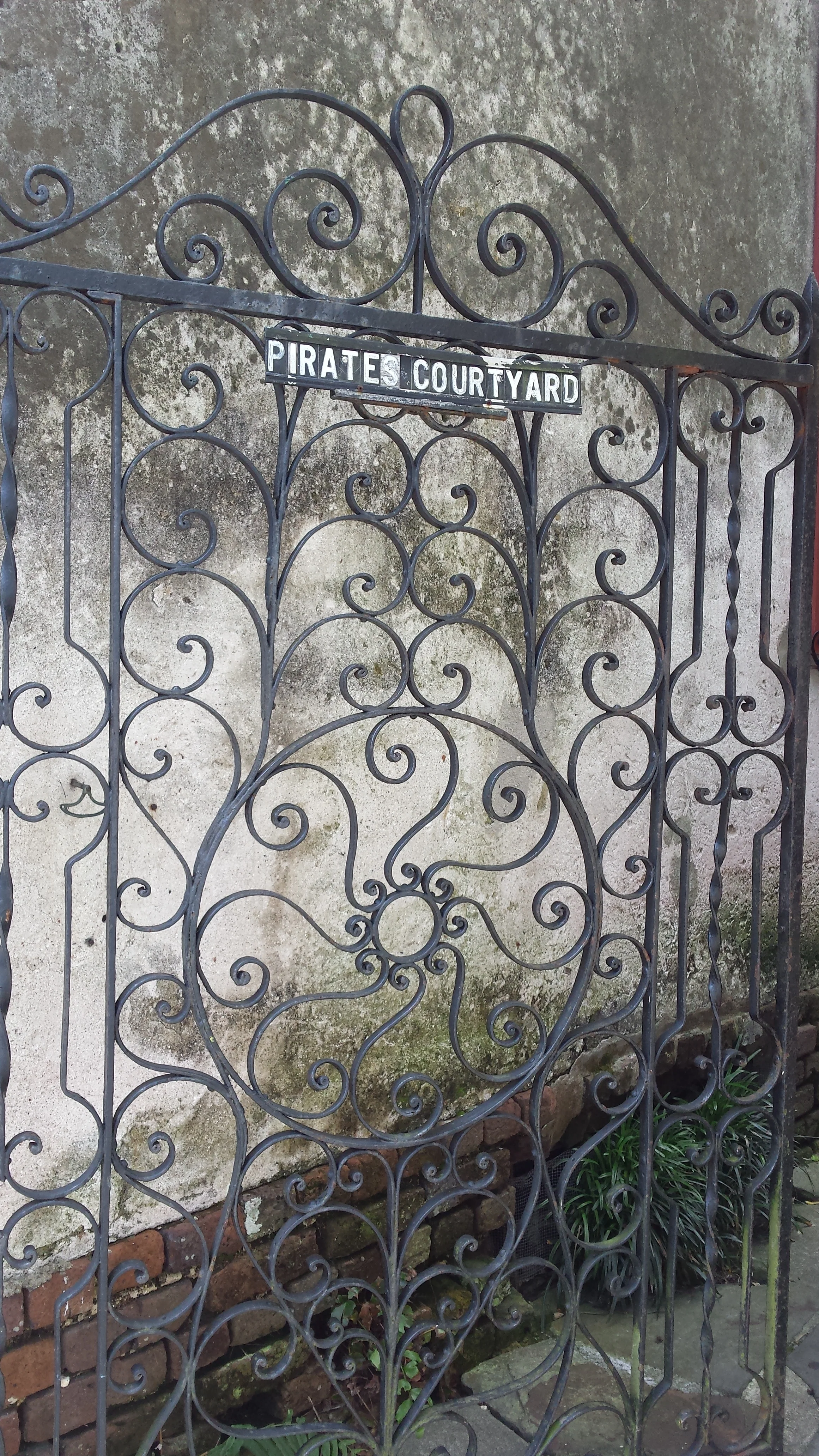 Pirates Courtyard Gate in Charleston, SC