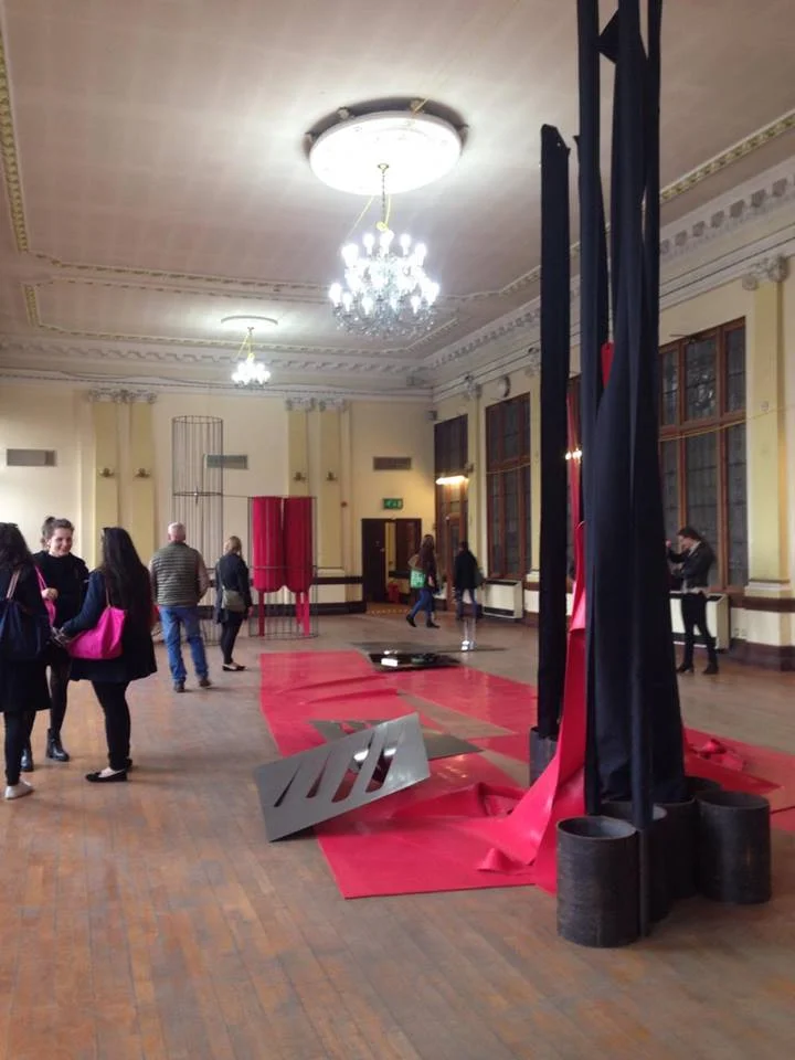 Claire Barclay, Bright Bodies , Kelvin Hall. Photo by Martyna Majewska. 