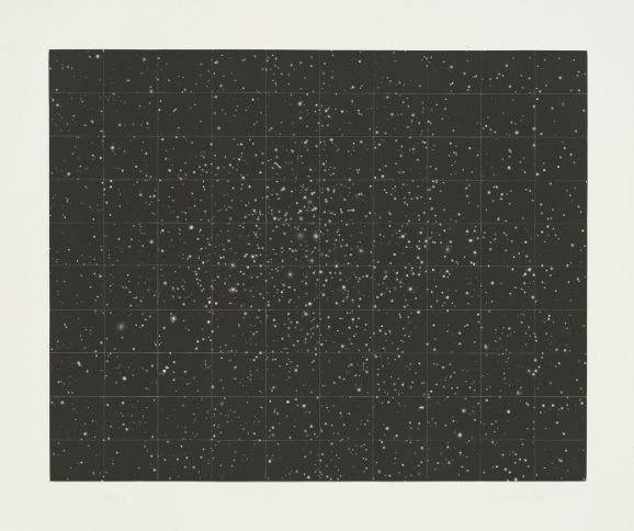 Vija Celmins, Strata, 1983. Mezzotint, 59.7x74.4cm.